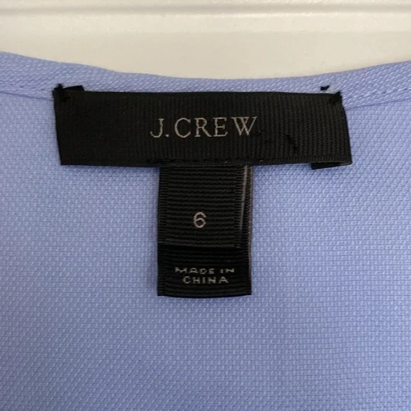 J Crew Margot Top in Airy Cotton Pique Size 6 - Picture 2 of 5